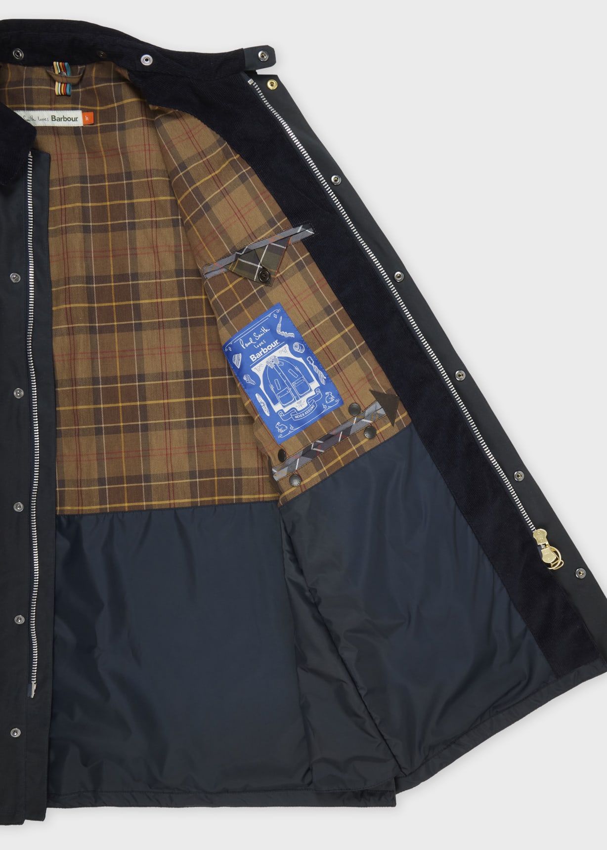 Paul Smith loves Barbour - Navy Beeston Wax Jacket