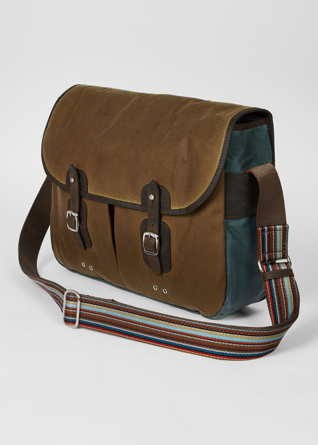 Paul Smith loves Barbour Tan Wax Tarras Bag
