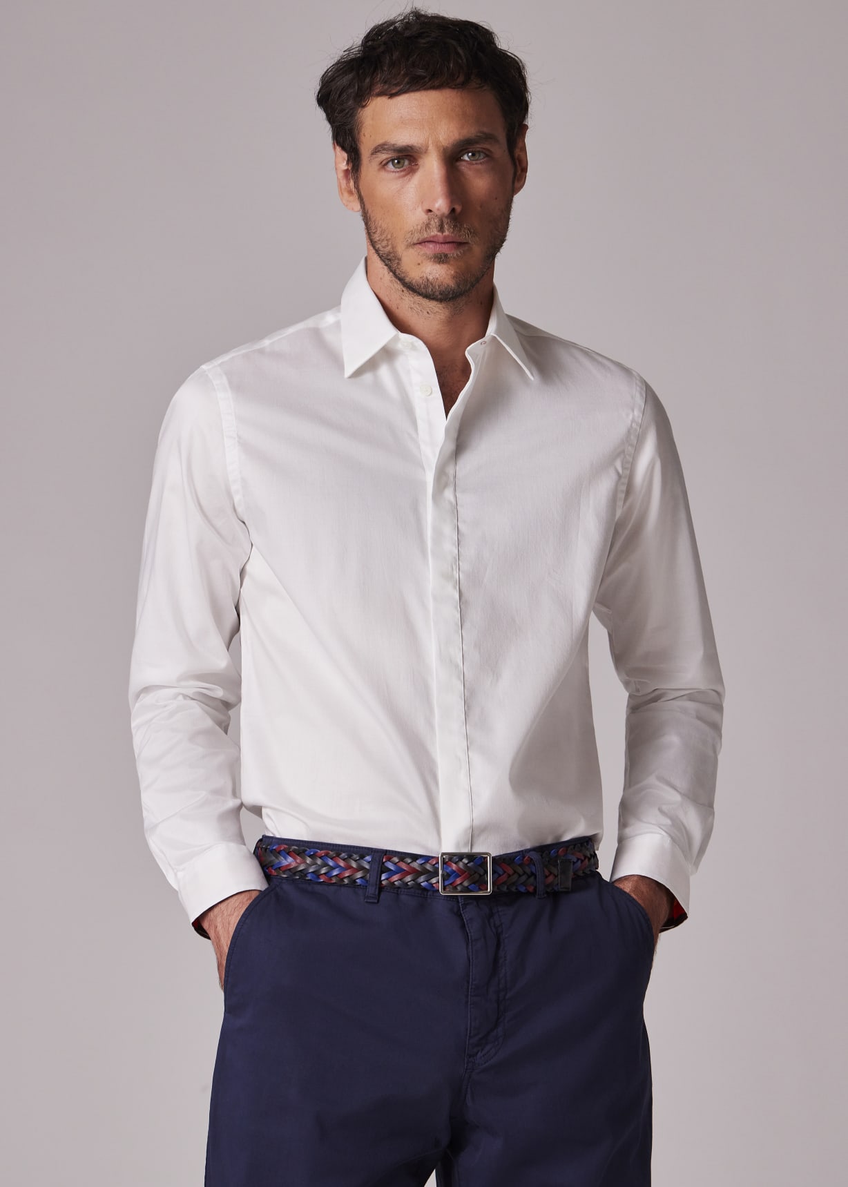 Tシャツ・カットソー Paul Smith MENS S/C SLIM FIT SHIRT (M1R 006L P00811 47) Paul Smith MENS S/C SLIM FIT SHIRT (M1R 006L P00811 47
