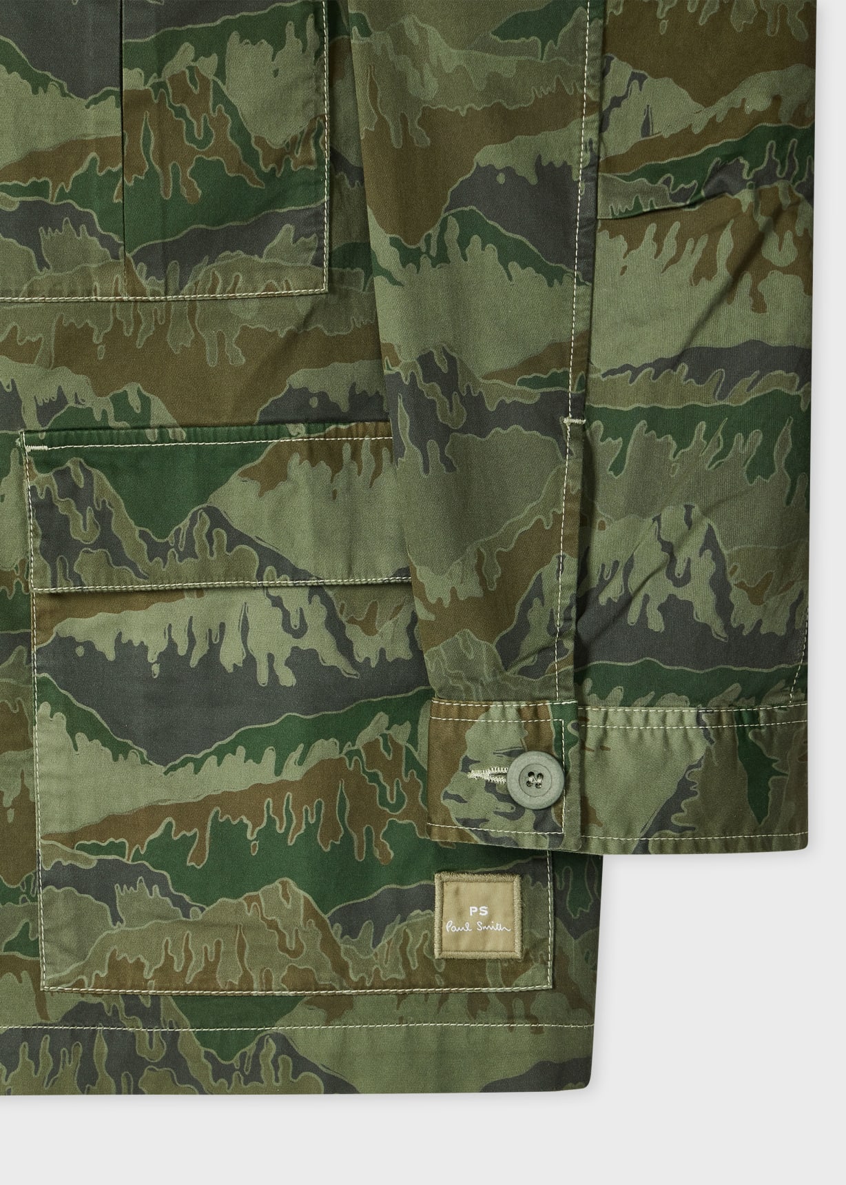 Paul Smith◎KOI HAWAIIAN MILITARY JACKET Paul Smith Military Jacket, $655 | farfetch.com | Lookastic