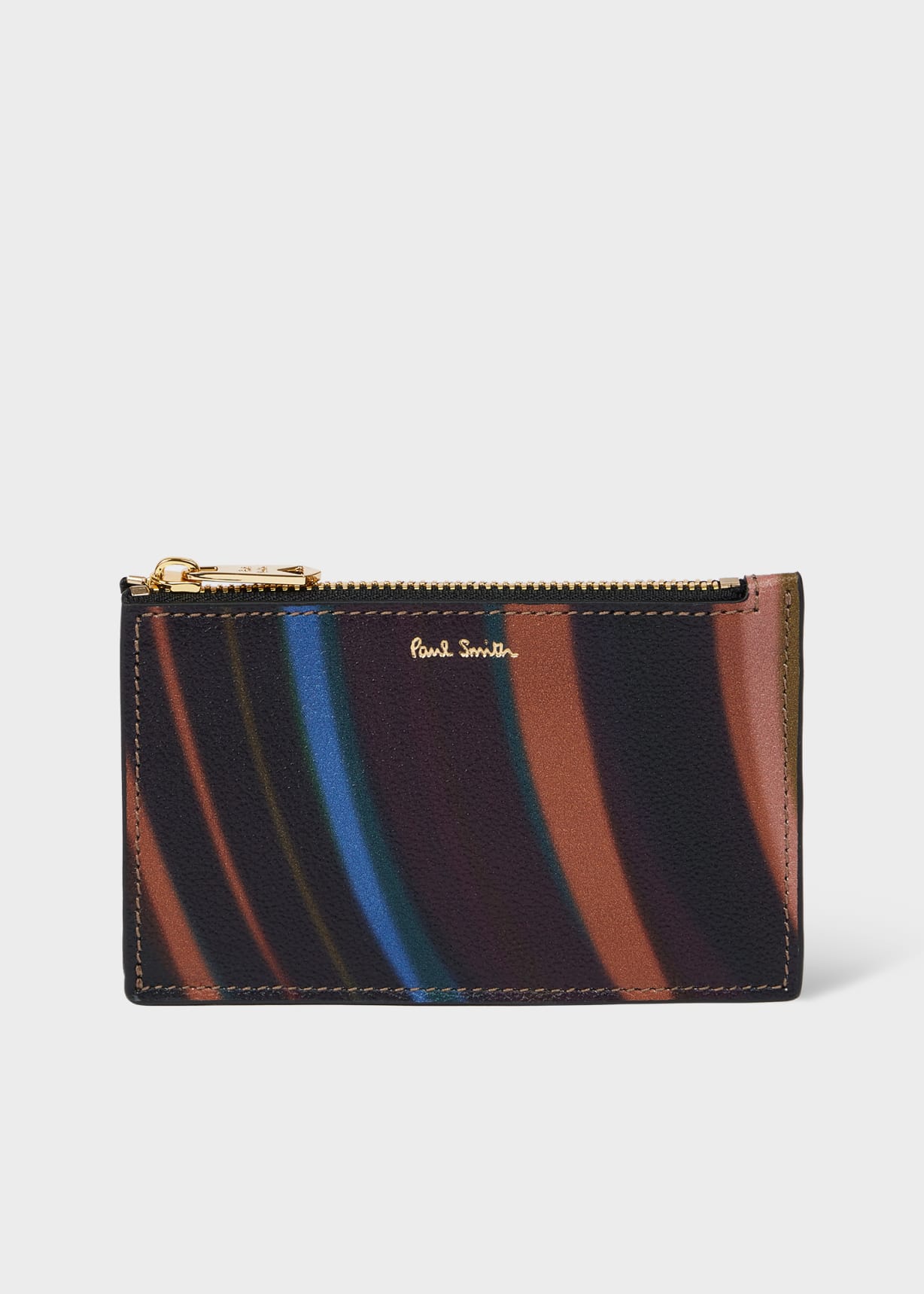 1447.PS Paul Smith WALLET ZIP POUCH　サイフ Women's 'Midnight Swirl' Leather Small Zip-Fastening Purse