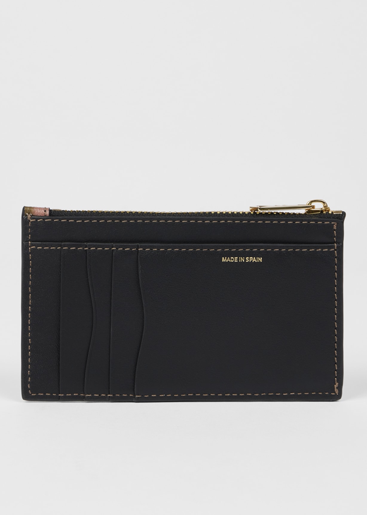 Women's 'Midnight Swirl' Leather Small Zip-Fastening Purse