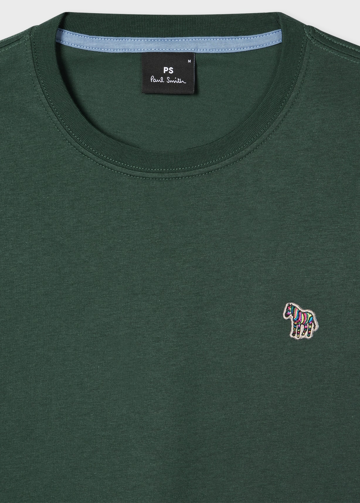 Tシャツ・カットソー Paul Smith FW20 LONG SLEEVE T-SHIRT (M1R/396U/EP2186_79) Men's Navy Cotton Zebra Logo Long-Sleeve T-Shirt