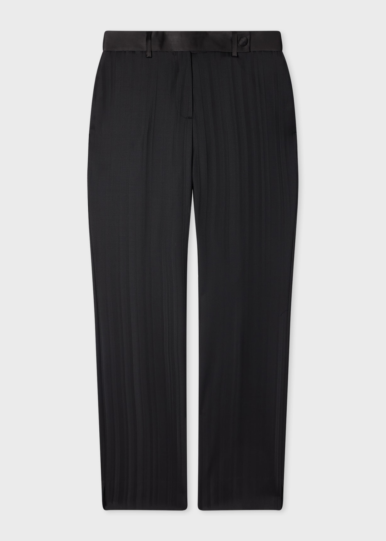 パンツ PAUL SMITH Woman Pants Black W1R271TLP11094 79 Women's Black Drawstring Wide Leg Pants
