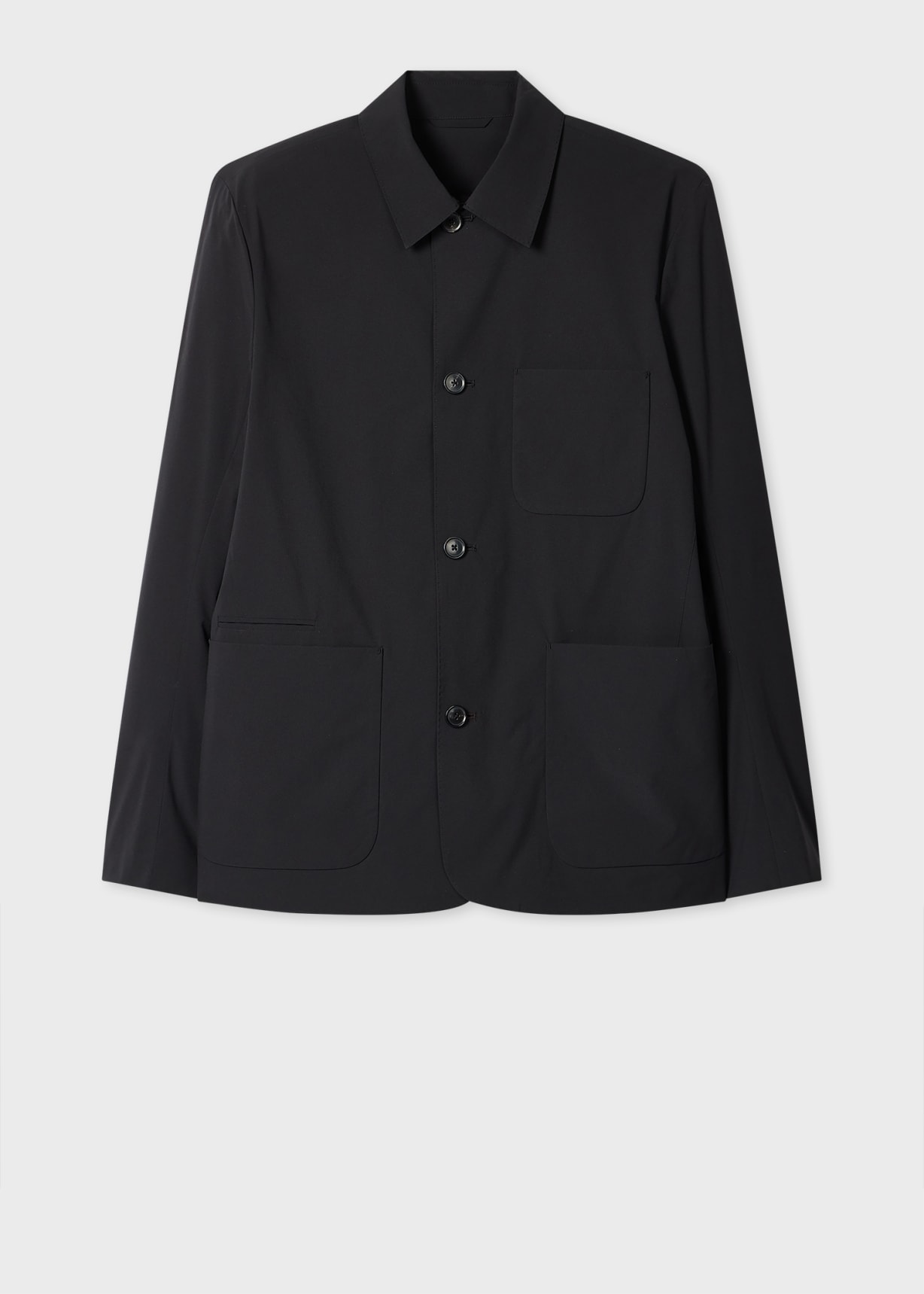 Men's Black Two-Way Stretch Work Jacket