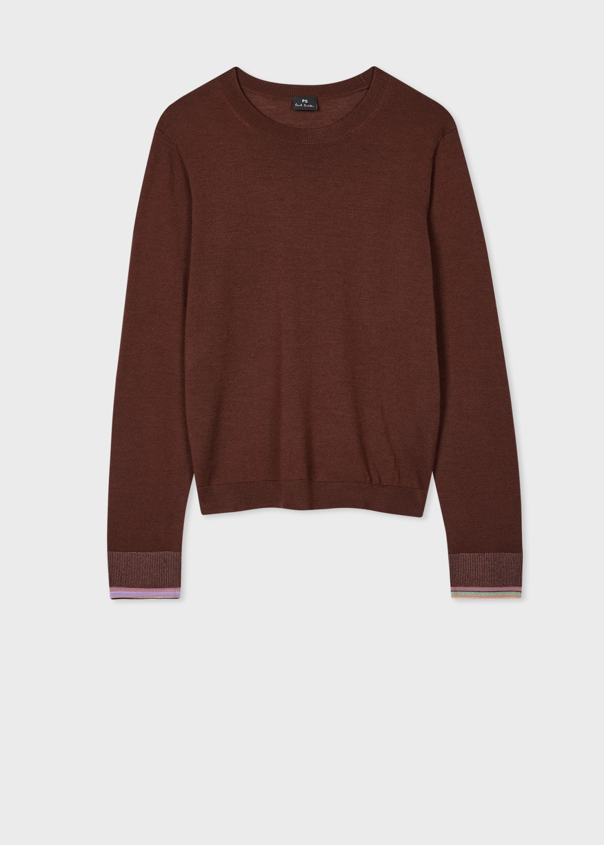 Zuzanna | Warm women's knitted sweater with a crew neck and bow main image 1