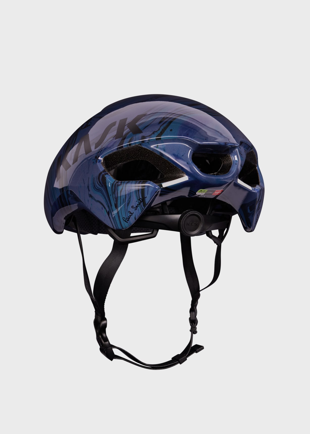 Paul Smith + Kask Navy 'Marble Inks' Utopia Cycling Helmet