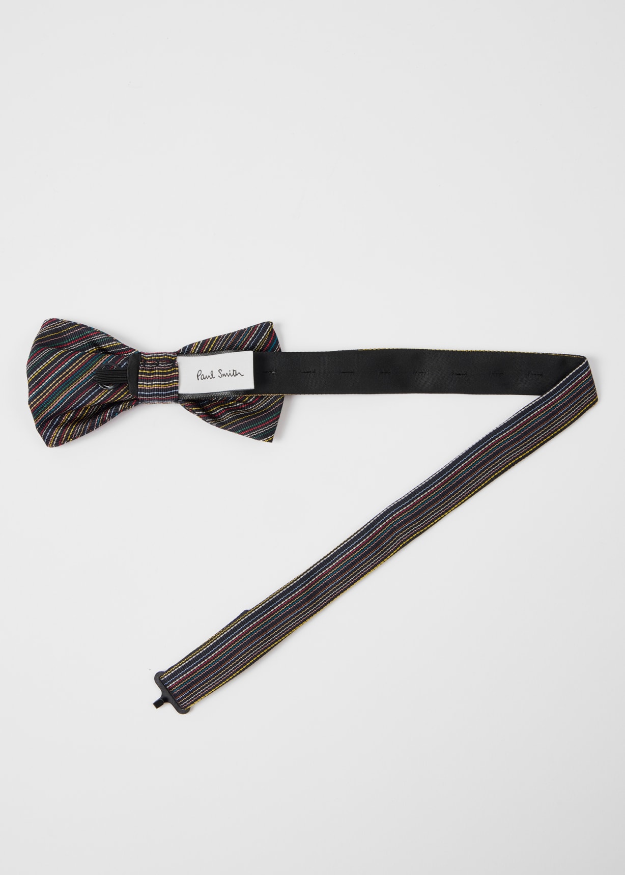 Silk Pre-Tied 'Signature Stripe' Bow Tie