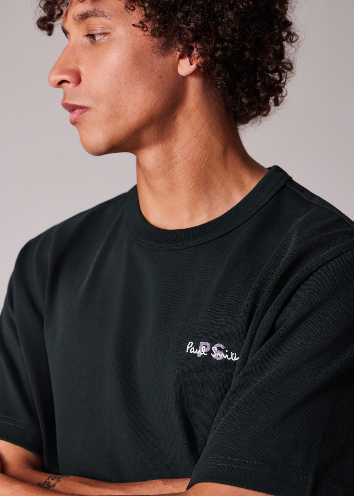 Green T Shirt With Logo