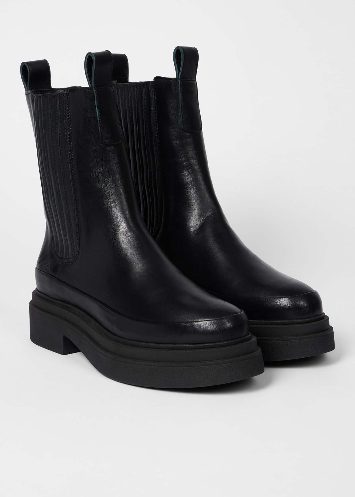 Women's Black Leather 'Dalias' Chelsea Boots