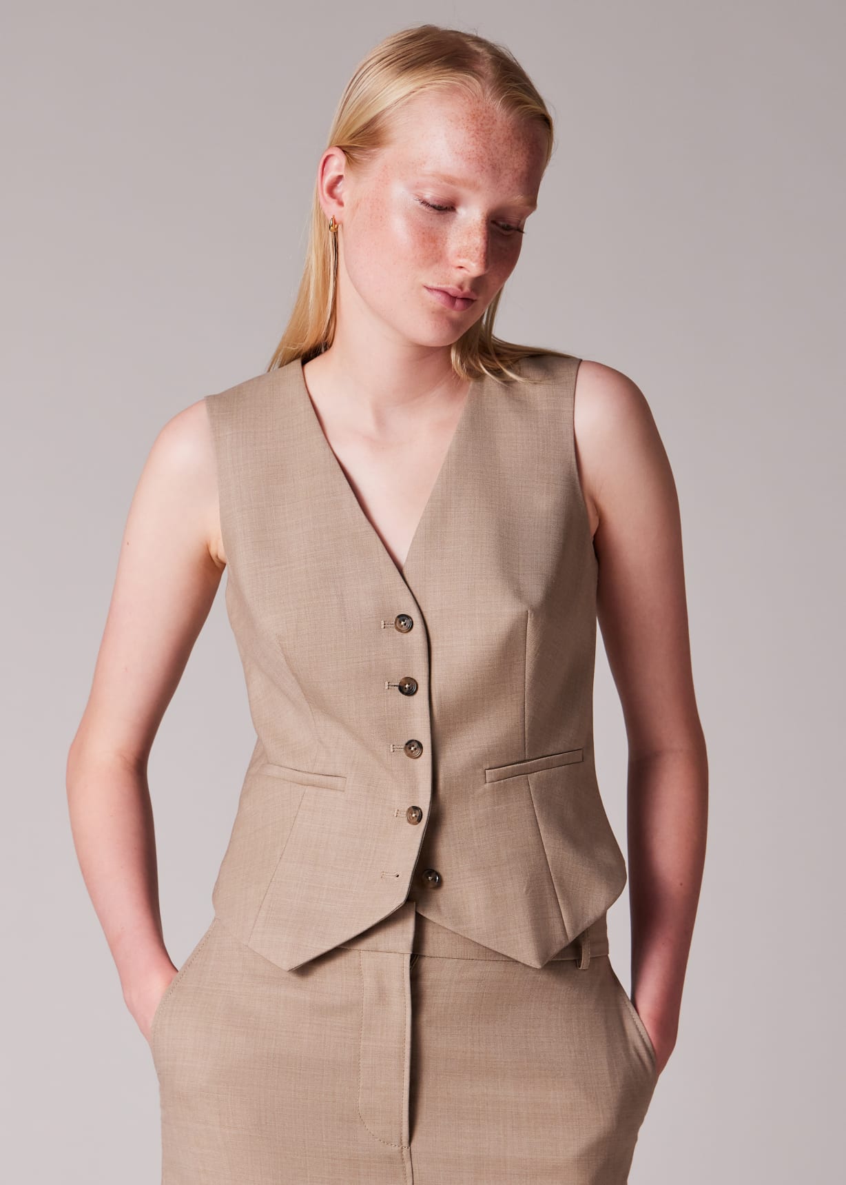 Ensemble Western 3 Pièces Femme - Gilet, Chemisier - Paula's Place - Sur Mesure (XS)