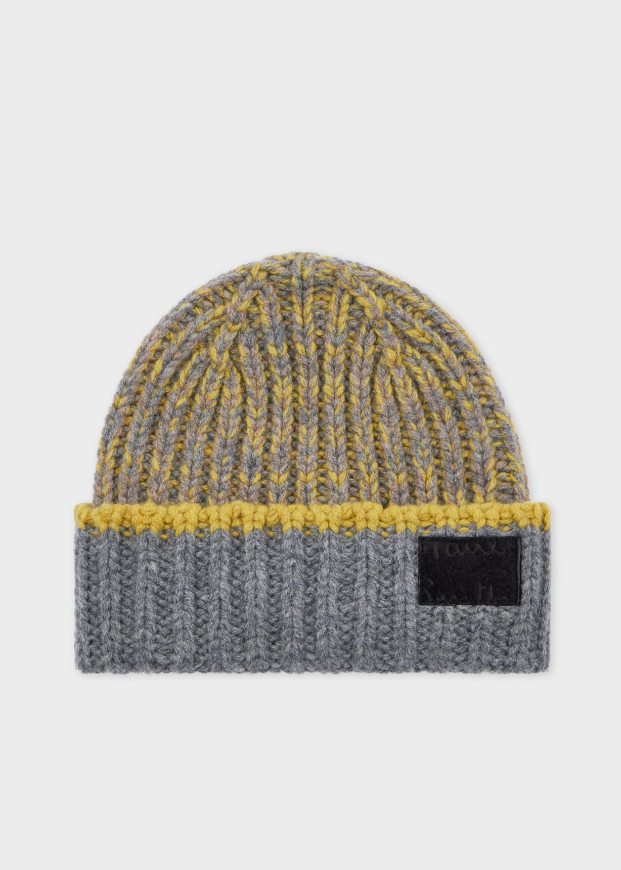 Lambswool Logo Embossed Beanie RWS - Black Jet main image 1