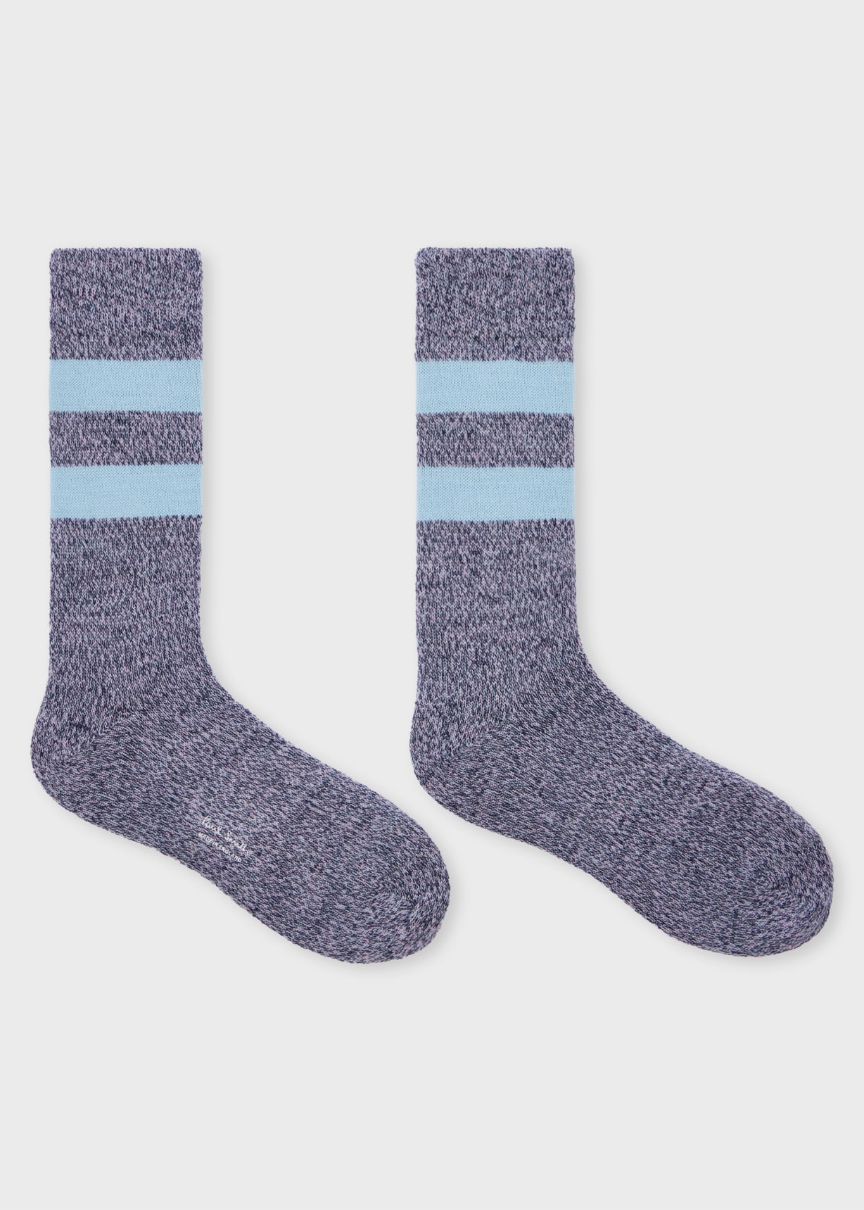 Men's Fashion Dark Blue Wave Socks