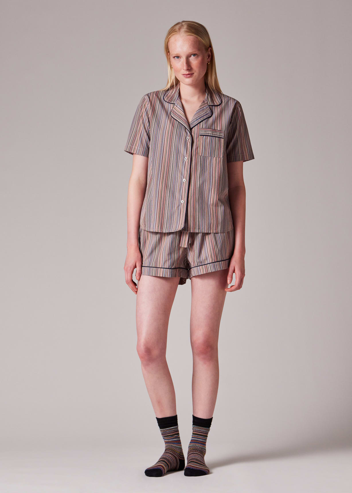Women's 'Signature Stripe' Short Pyjama Set