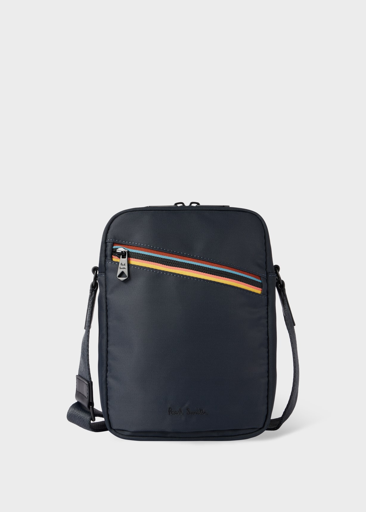 Men's Navy Blue 'Artist Stripe' Large Flight Bag