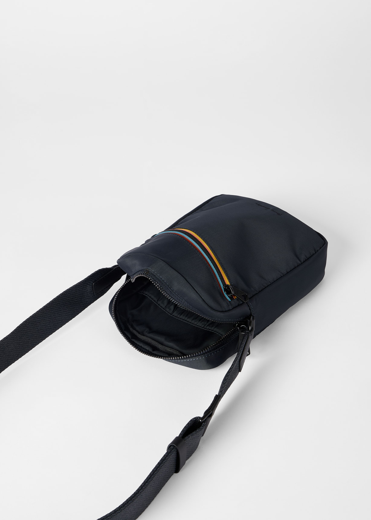 Men's Navy Blue 'Artist Stripe' Large Flight Bag