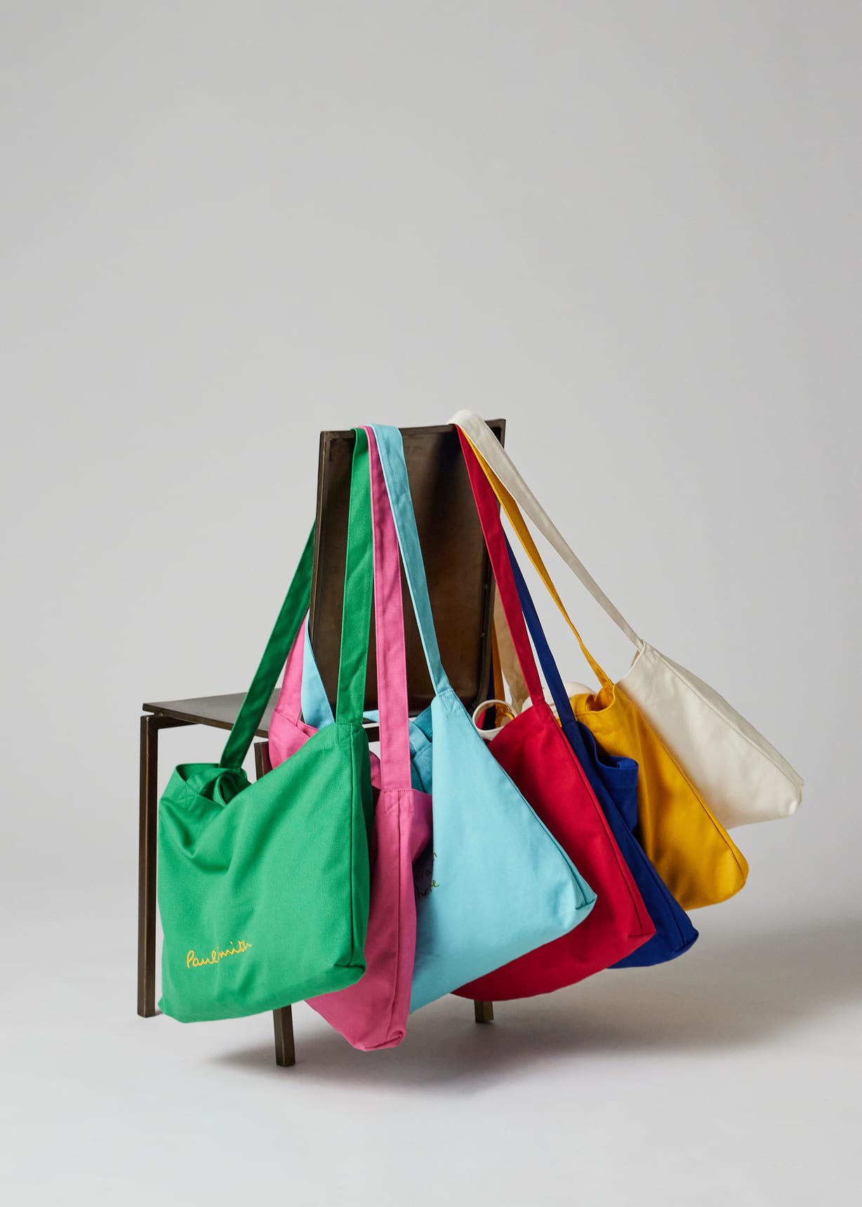 ☆タイムセール☆paulsmith Tote bag Blue Cotton-Canvas Quote Tote Bag