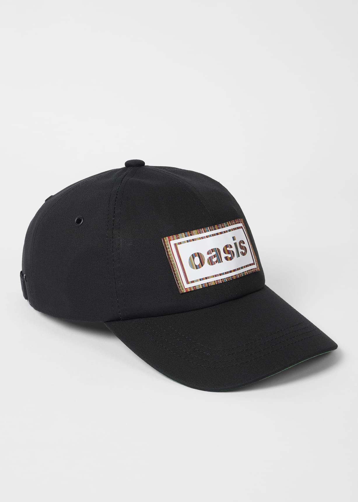 Paul Smith x Oasis - Black 'Signature Stripe' Logo Cap