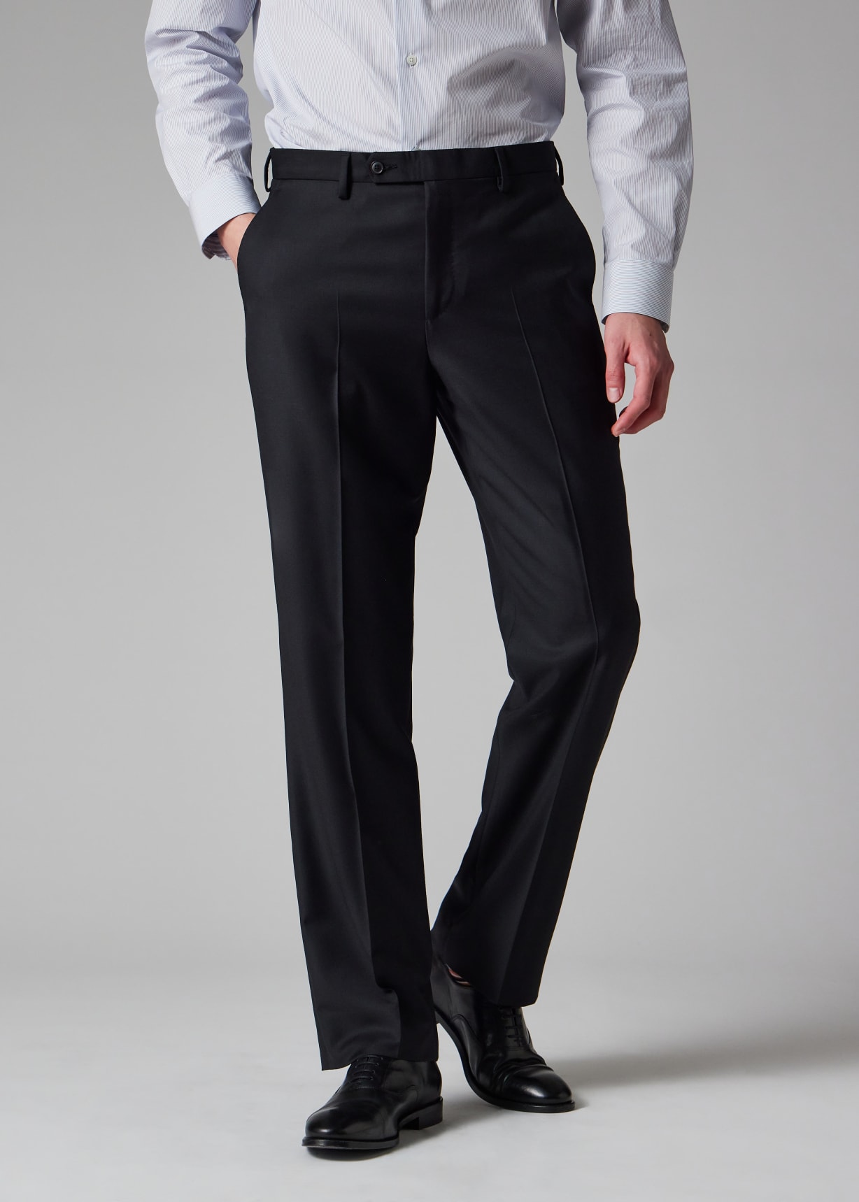 Men's Black Wool Suit