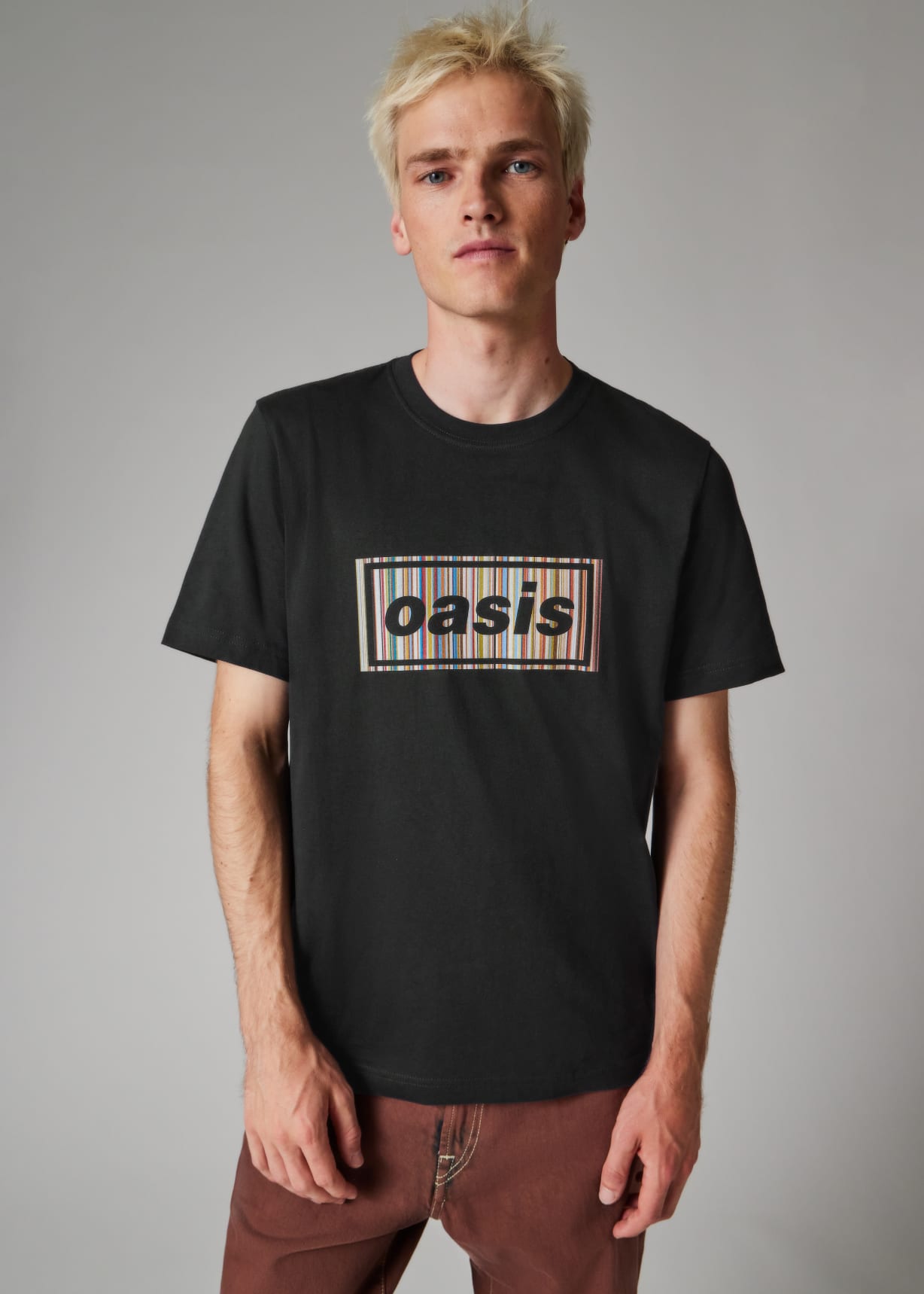 Paul Smith × Oasis シグネチャーストライプロゴ Tシャツ t