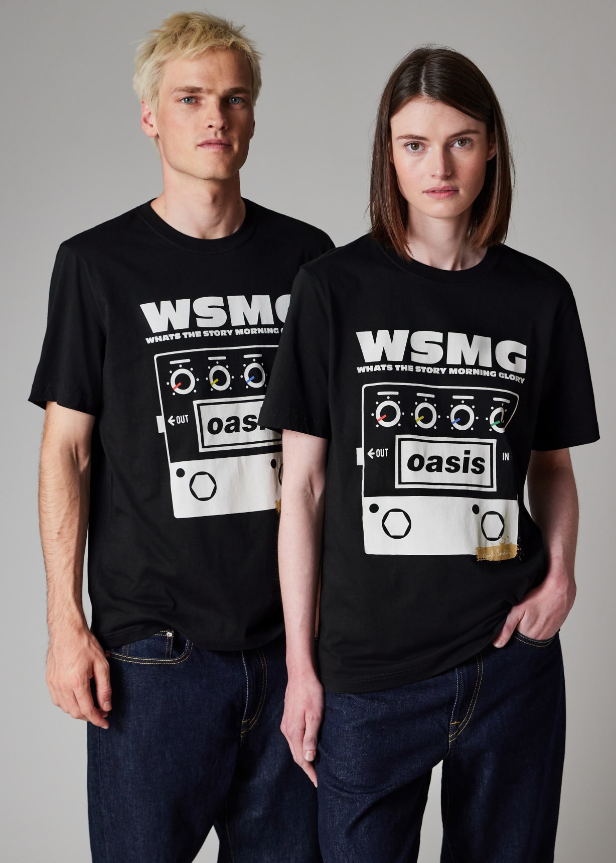 ★Paul Smith ★ Paul Smith x Oasis - Black Guitar Pedals Print T-Shirt