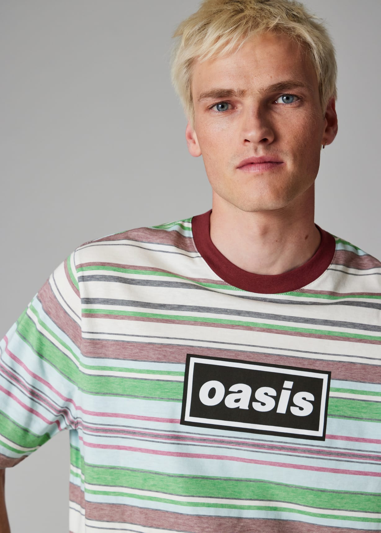 Paul Smith x Oasis - Stripe Logo Print T-Shirt