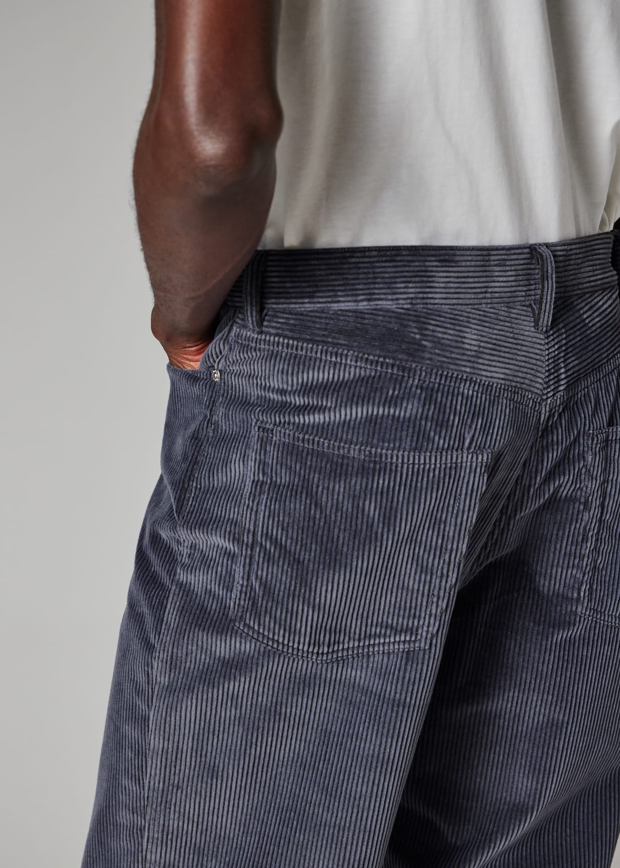 reinaldo cord trouser blue main image 1