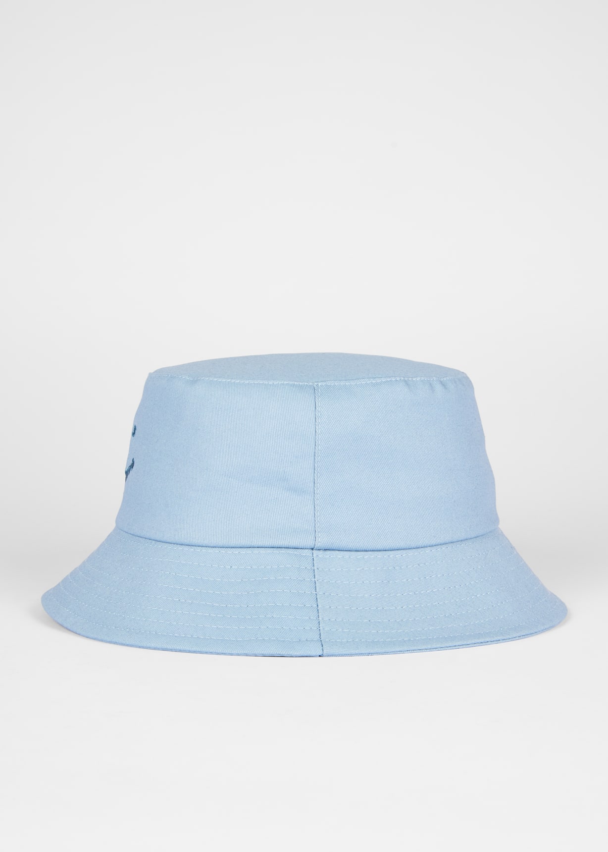 Paul Smith Sky Blue \'Happy\' Faux Shearling Lining‎ Bucket Hat Men main image 4