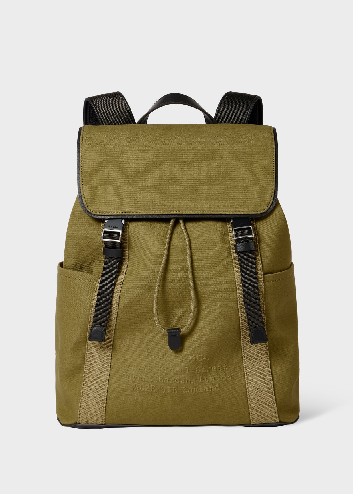Khaki Canvas Backpack Paul Smith