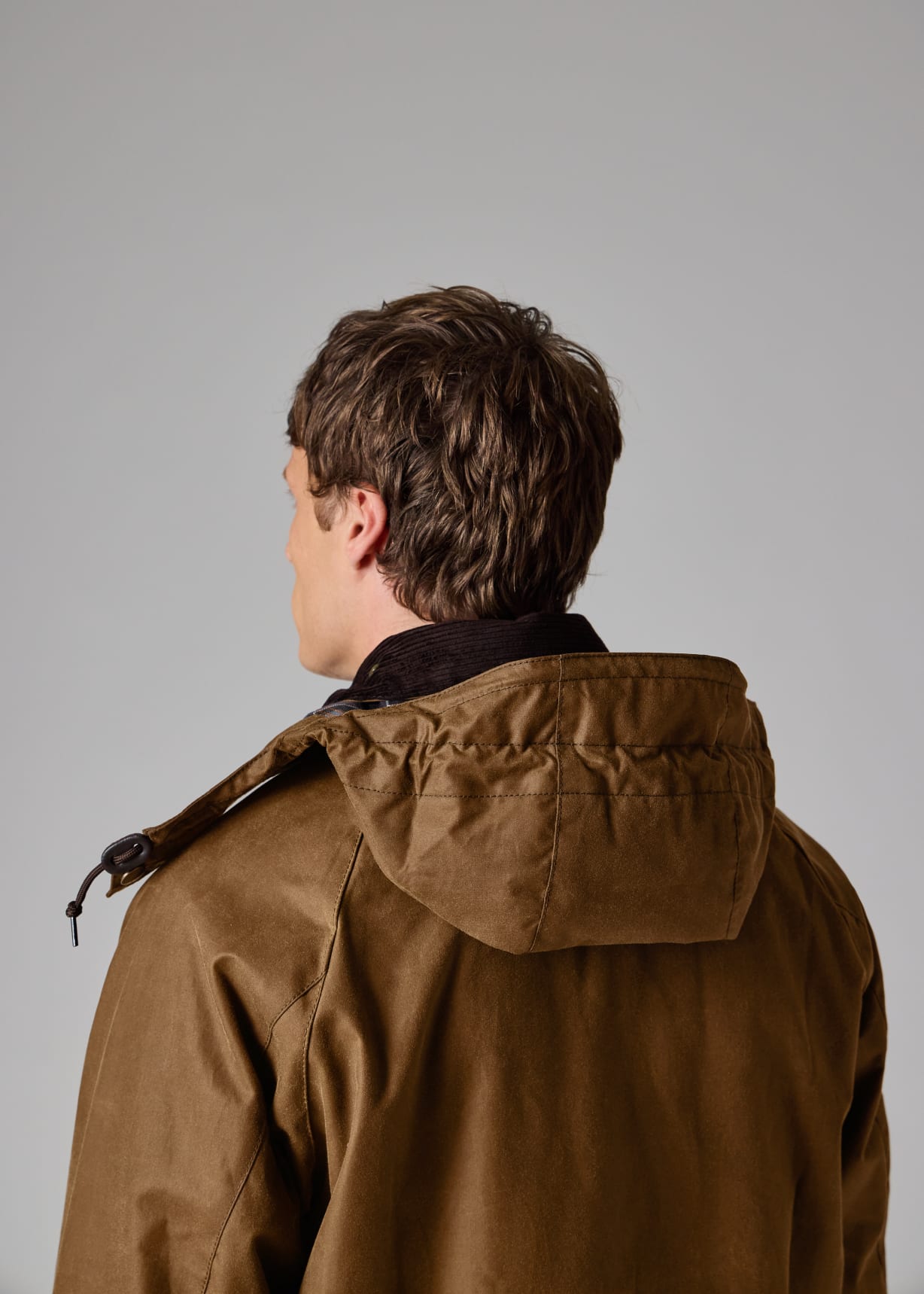 Paul Smith loves Barbour - Tan Waxed Hood