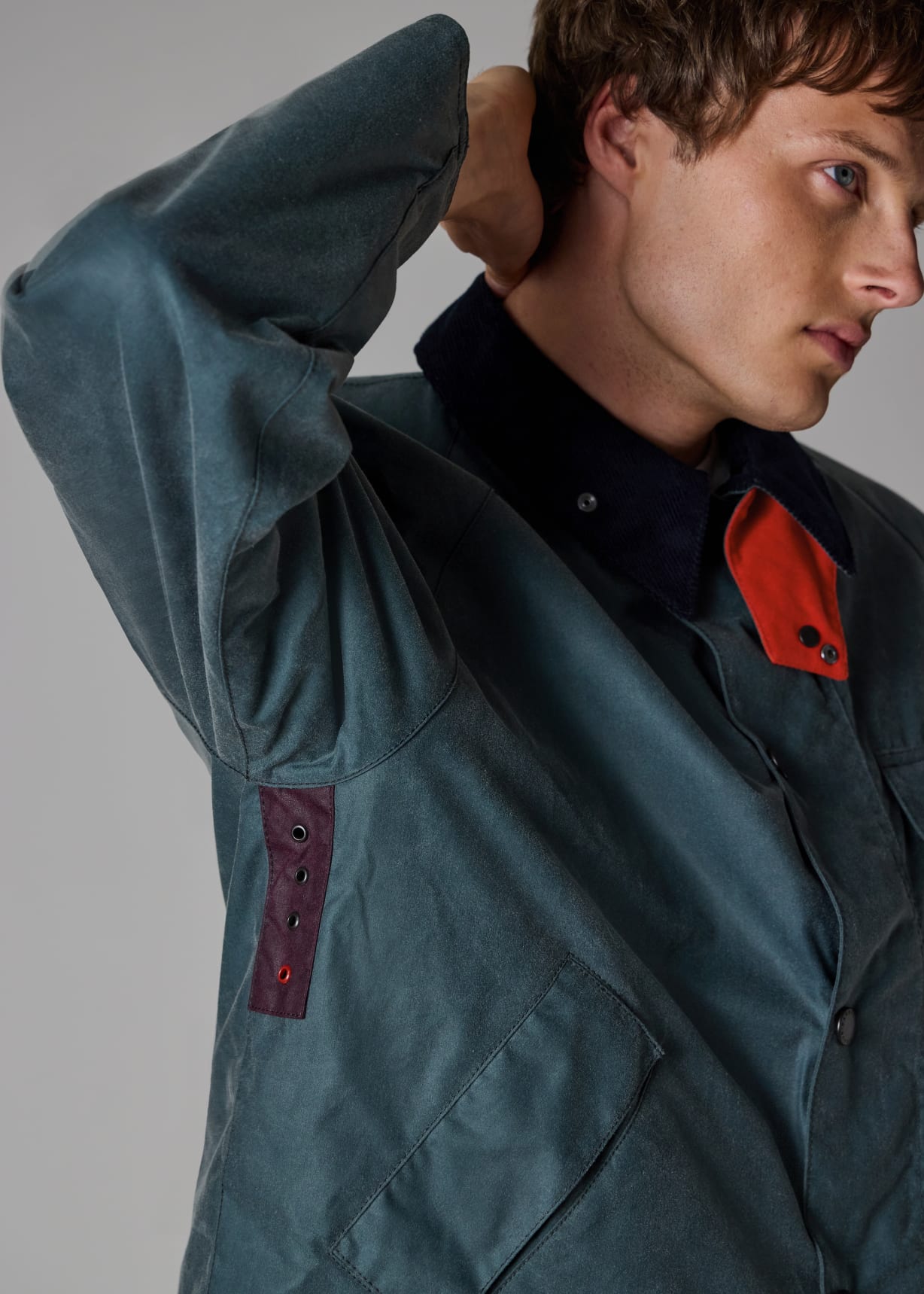 Paul Smith loves Barbour - Slate Transport Wax Jacket