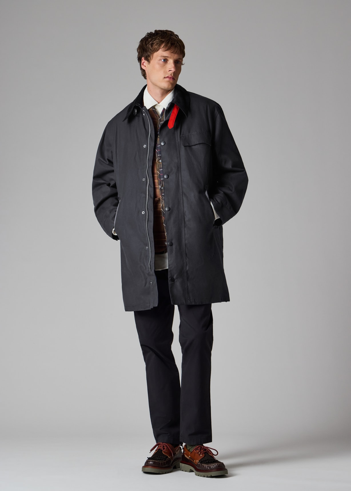 Paul Smith loves Barbour - Navy Beeston Wax Jacket