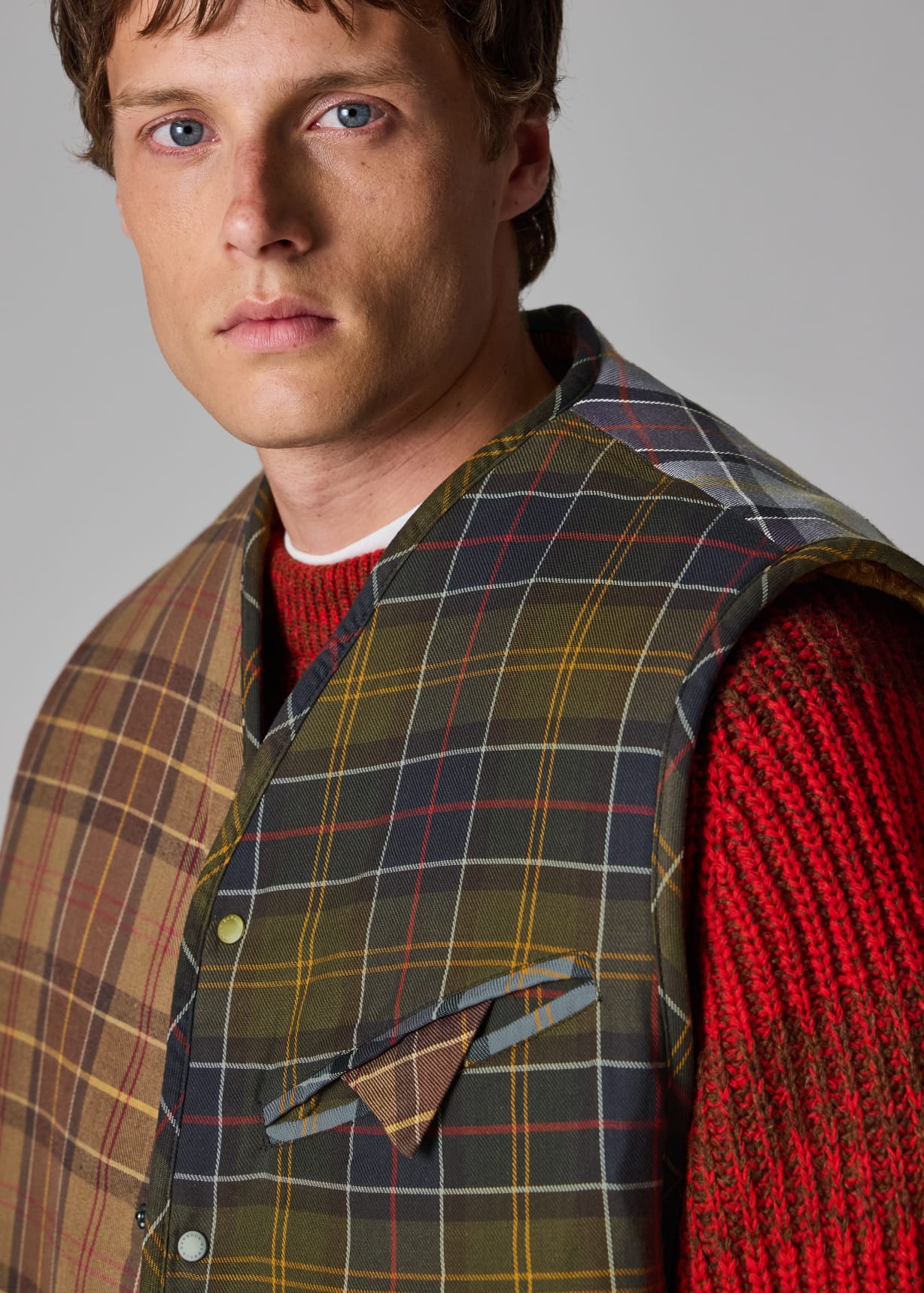 Paul Smith loves Barbour - Mixed Tartan Warm Pile Liner