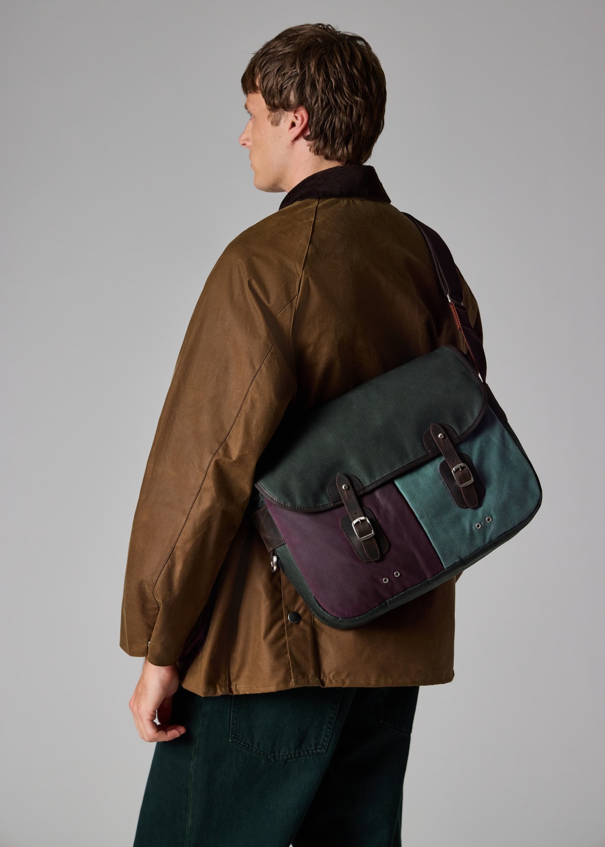 Paul Smith loves Barbour - Night Sky Wax Tarras Bag