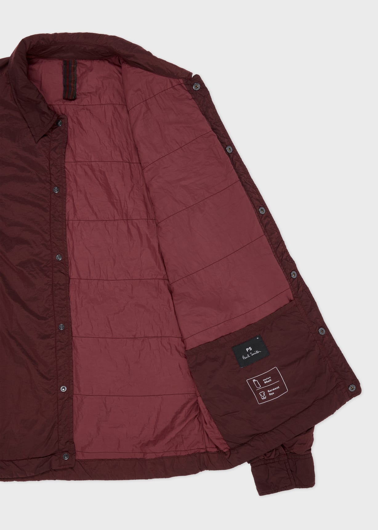 Burgundy Paul Smith Sport Coat Men's Burgundy Garment Dyed