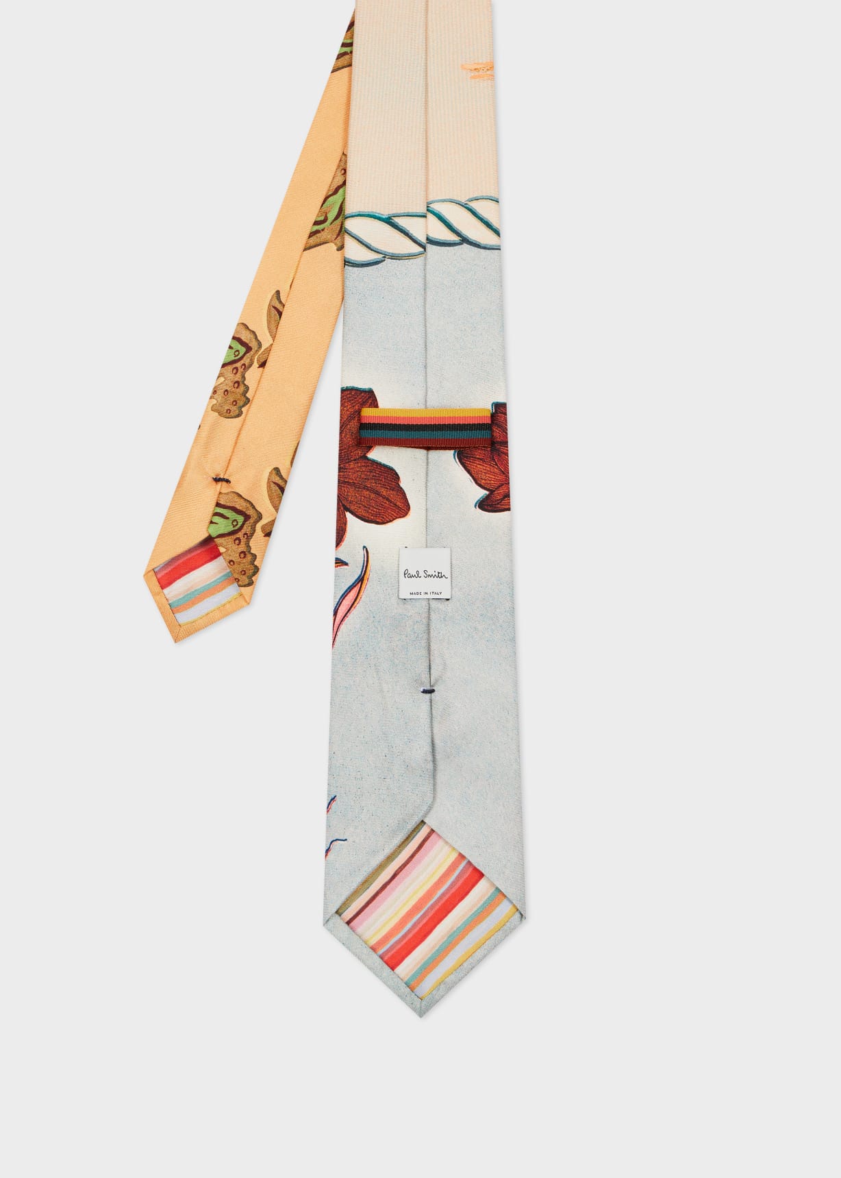Men's 'Textile' Print Silk Tie