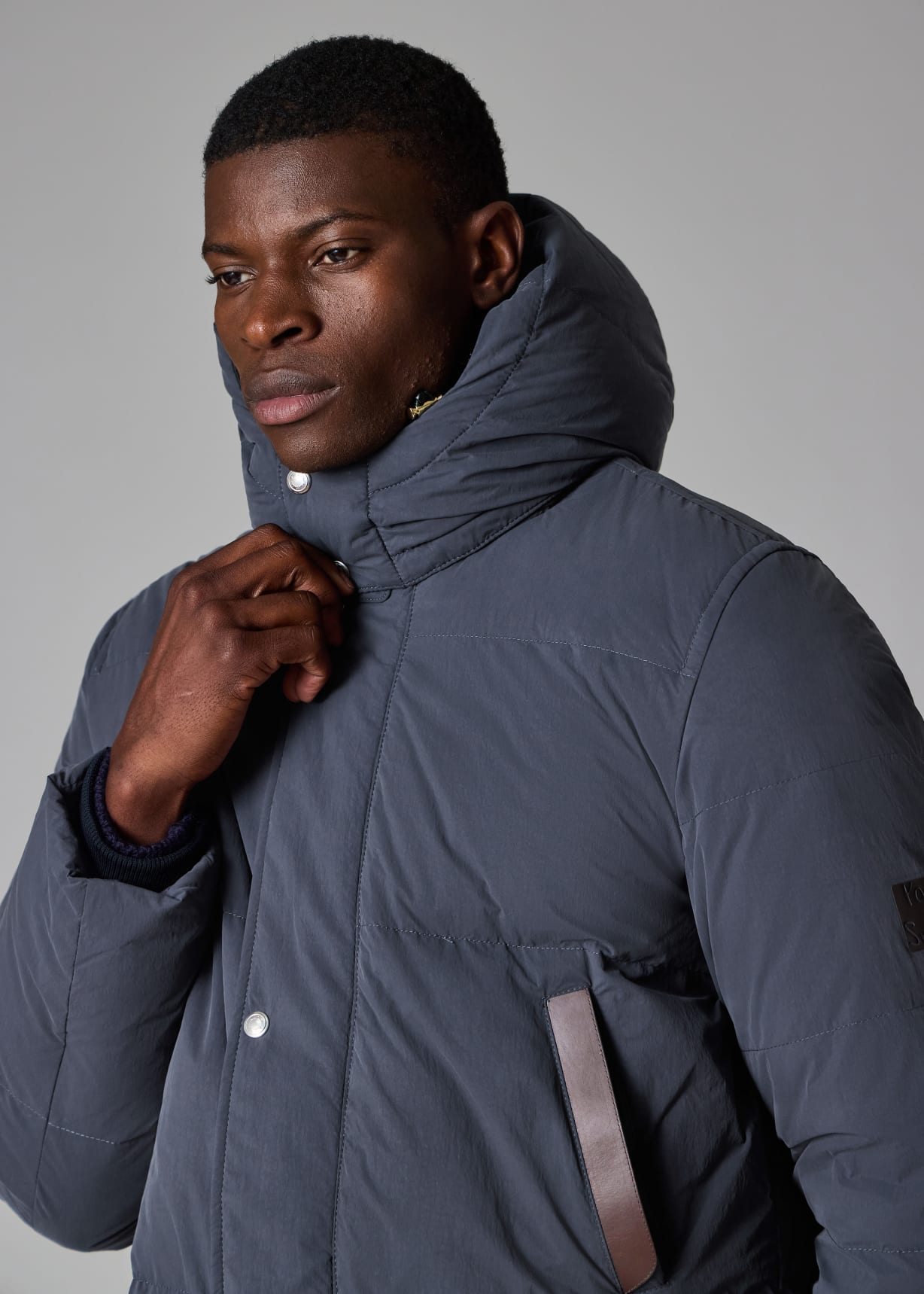 Men's Insulated Parka - Navy main image 1