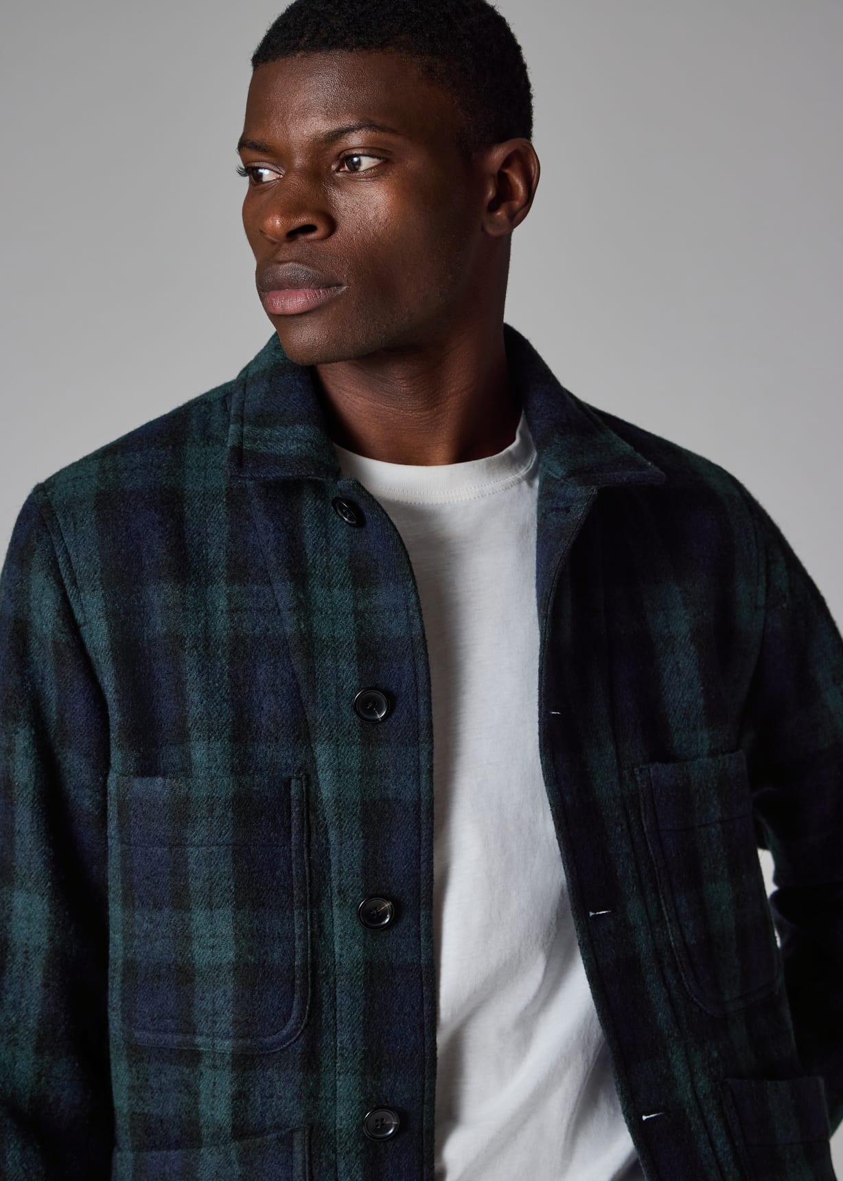 Paul Smith ジャケット　S　ウール　NVY　チェック Paul Smith Wool-Alpaca Blend Check Jacket | Multi Check | 605T-E21021