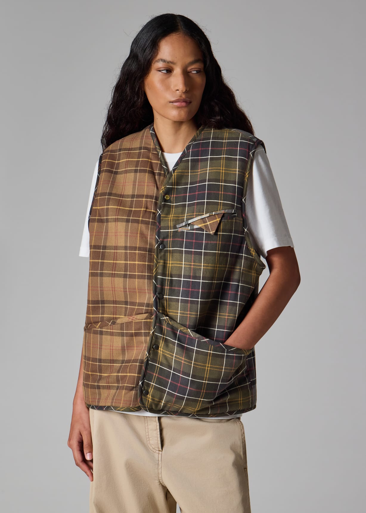Paul Smith Loves Barbour タータンチェックベスト　36 Paul Smith Loves Barbour タータンチェックベスト 36 - メルカリ