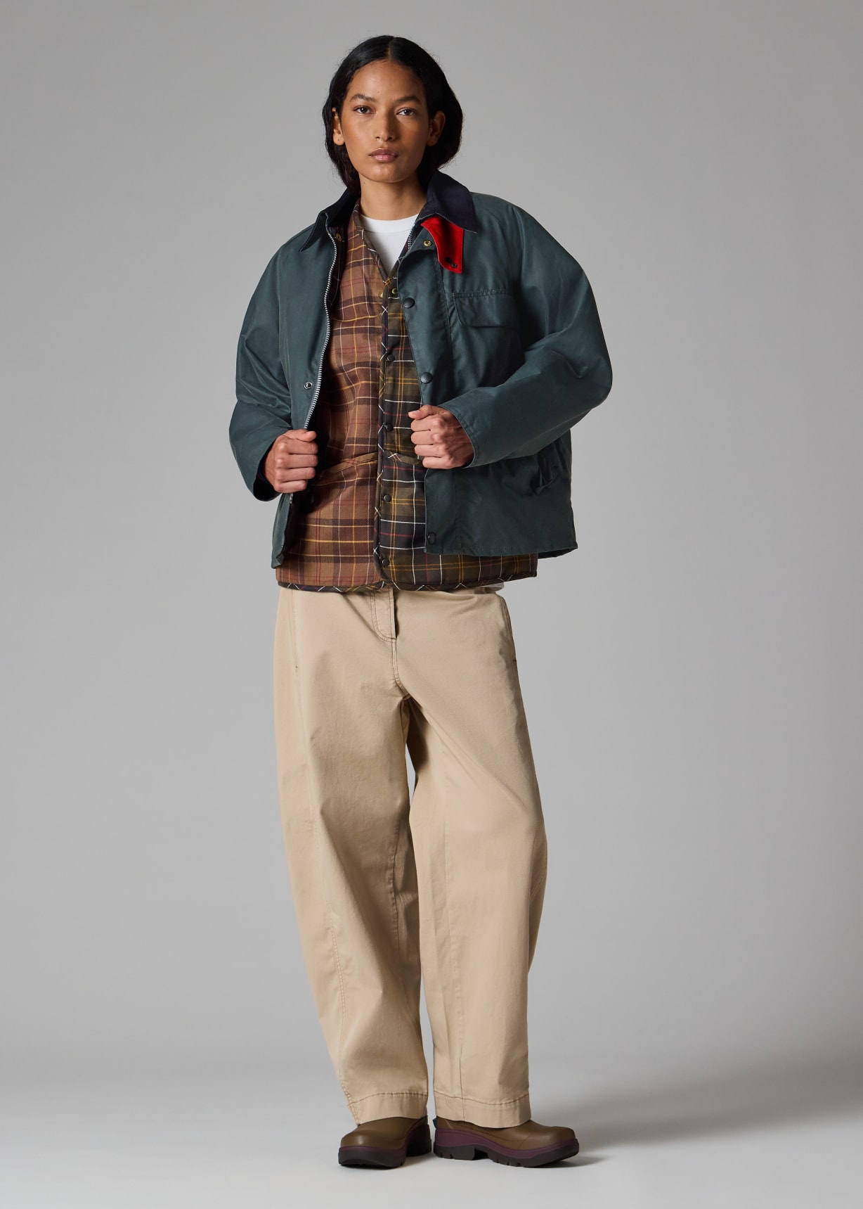 Paul Smith loves Barbour - Slate Transport Wax Jacket