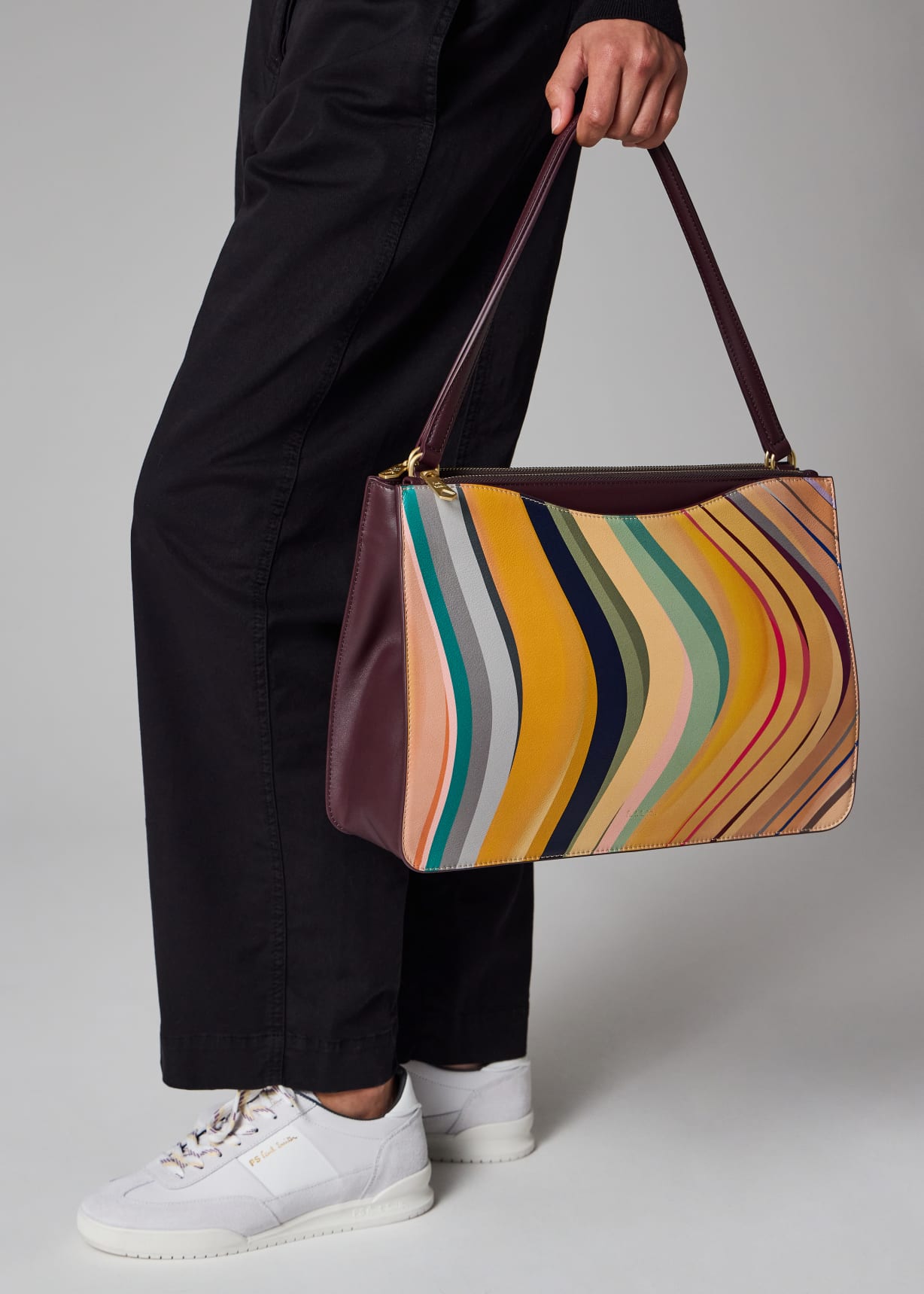 Women's Multicolour Calf Leather Shoulder Bag