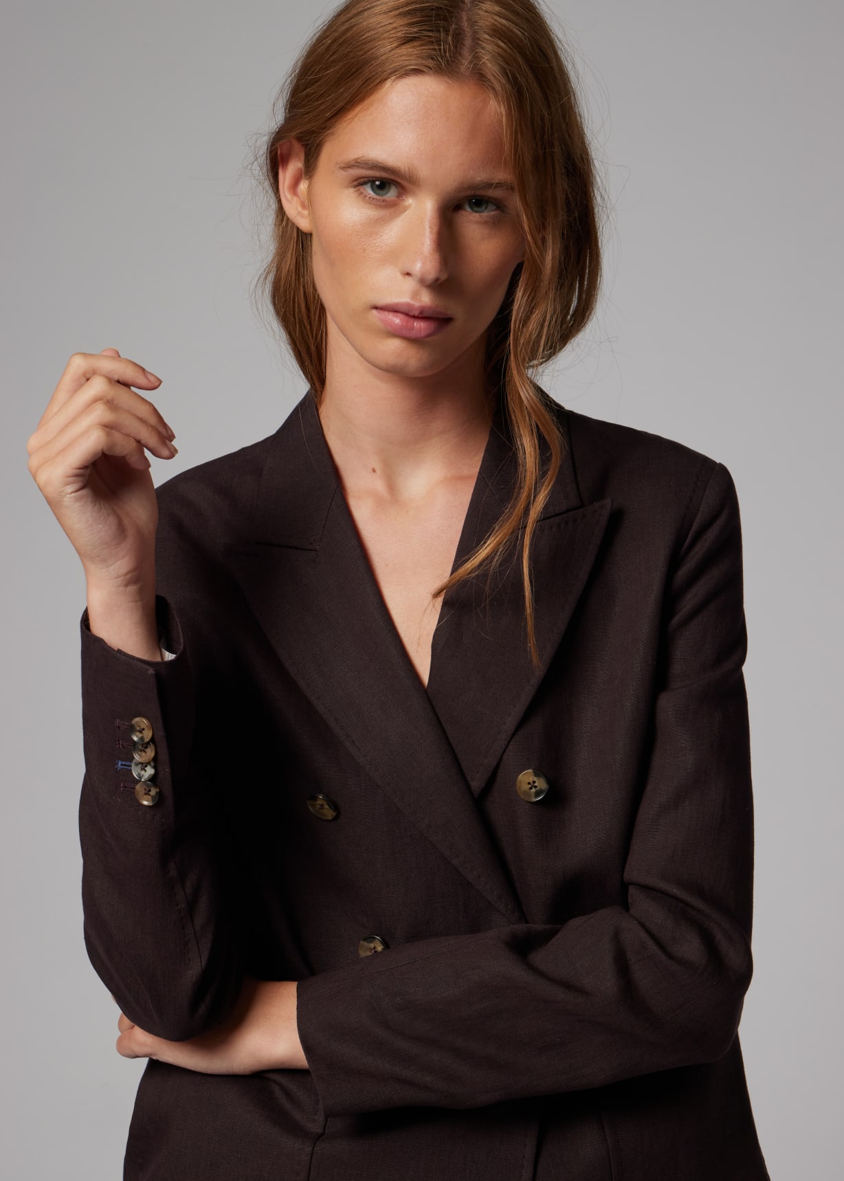 Women's Aubergine Double Breasted Blazer Paul Smith