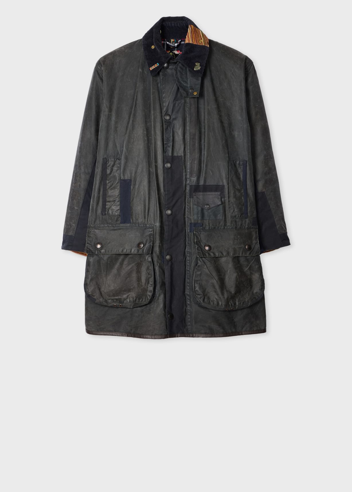 Paul Smith Loves Barbour - Re-Loved Navy Waxed Jacket