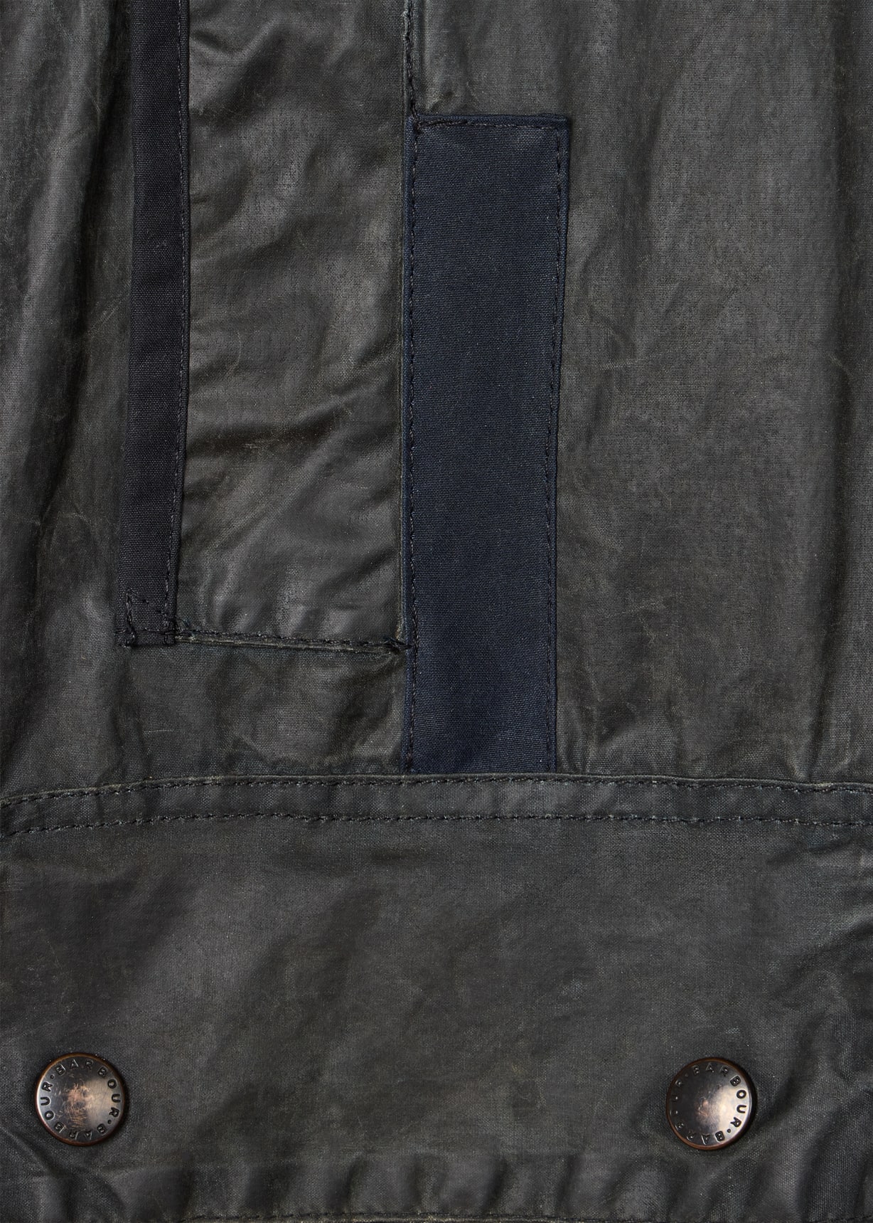 Paul Smith Loves Barbour - Re-Loved Navy Waxed Jacket