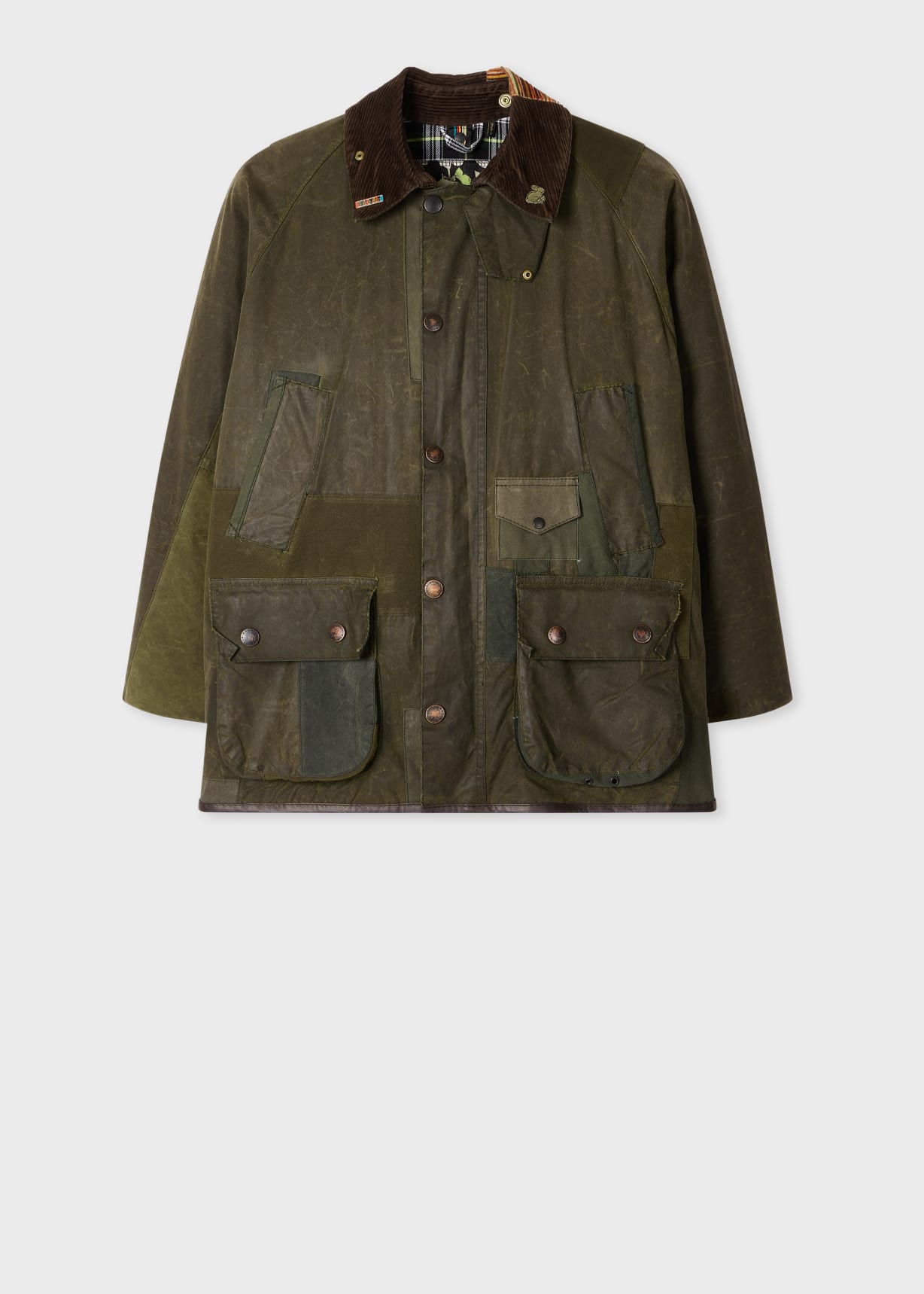 Paul Smith loves Barbour - Re-Loved Green Waxed Jacket