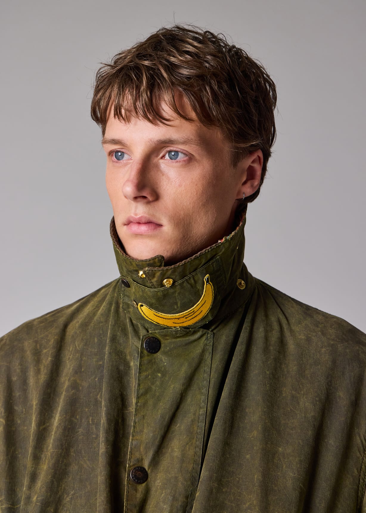 Paul Smith loves Barbour - Re-Loved Green Waxed Jacket Seven