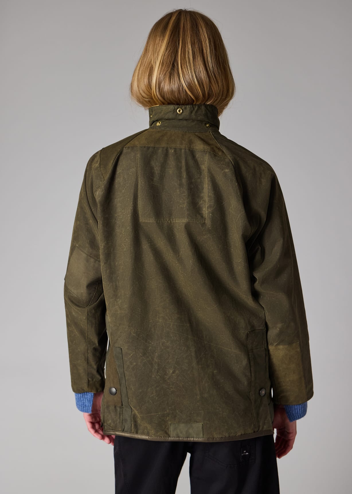 Paul Smith loves Barbour - Re-Loved Green Waxed Jacket