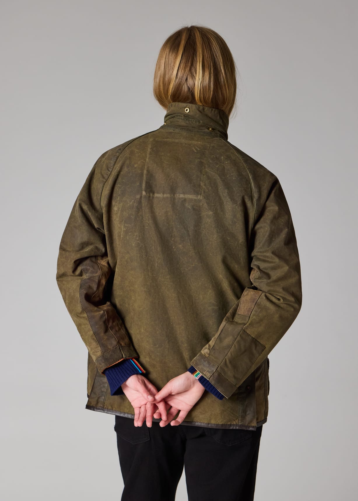 Paul Smith loves Barbour - Re-Loved Green Waxed Jacket