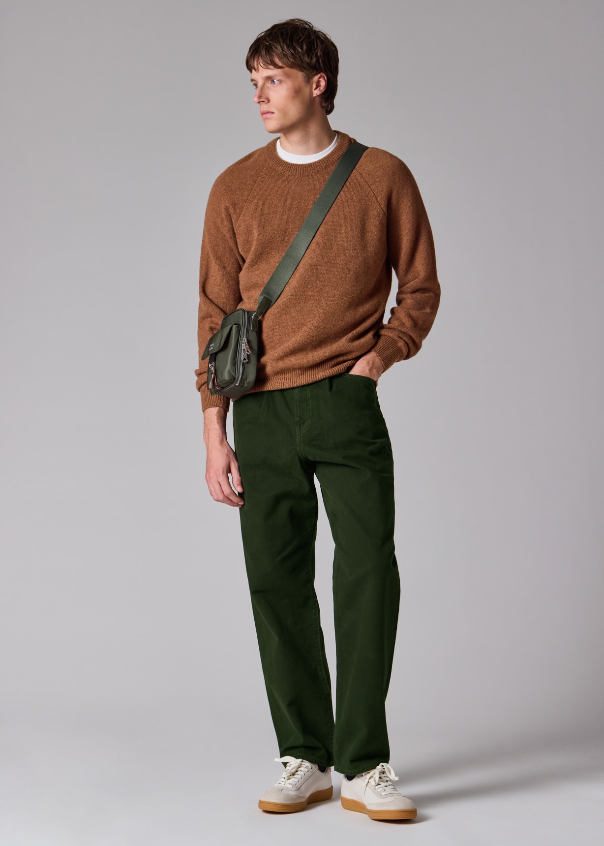 CHILL Pleat Straight Ankle Jeans