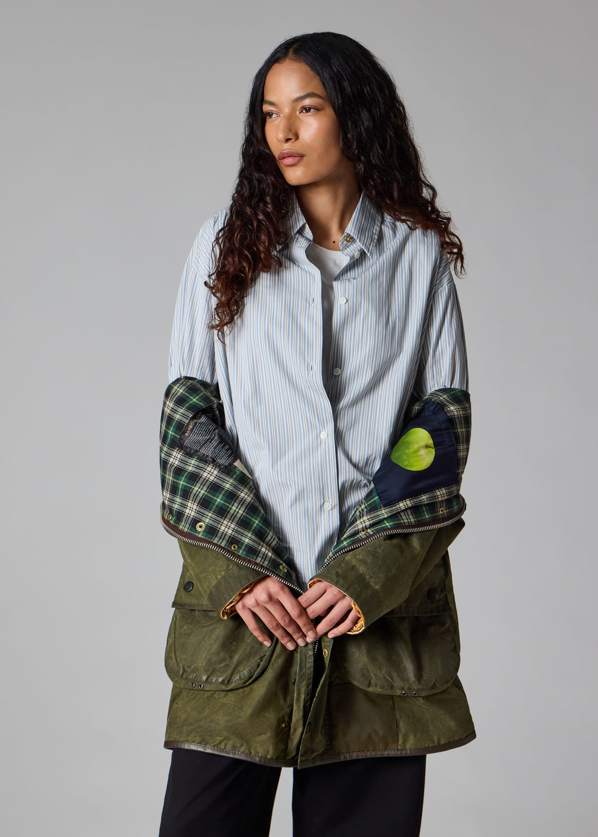 Paul Smith Loves Barbour - Re-Loved Green Gamefair Waxed Jacket